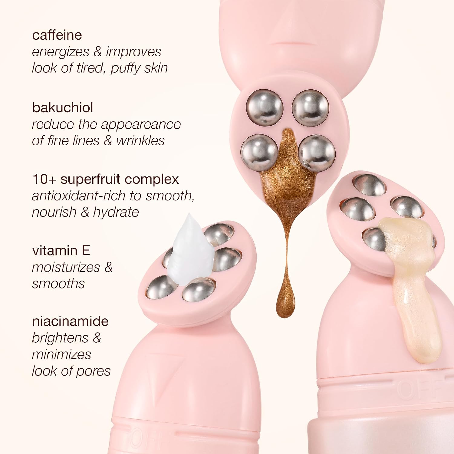 tarte ballin’ base poreless primer – Rollerball Applicator to Help Lift, Sculpt & Depuff, Wear Under Foundation to Prime Skin with Niacinamide, Vegan & Cruelty-free - Image 6