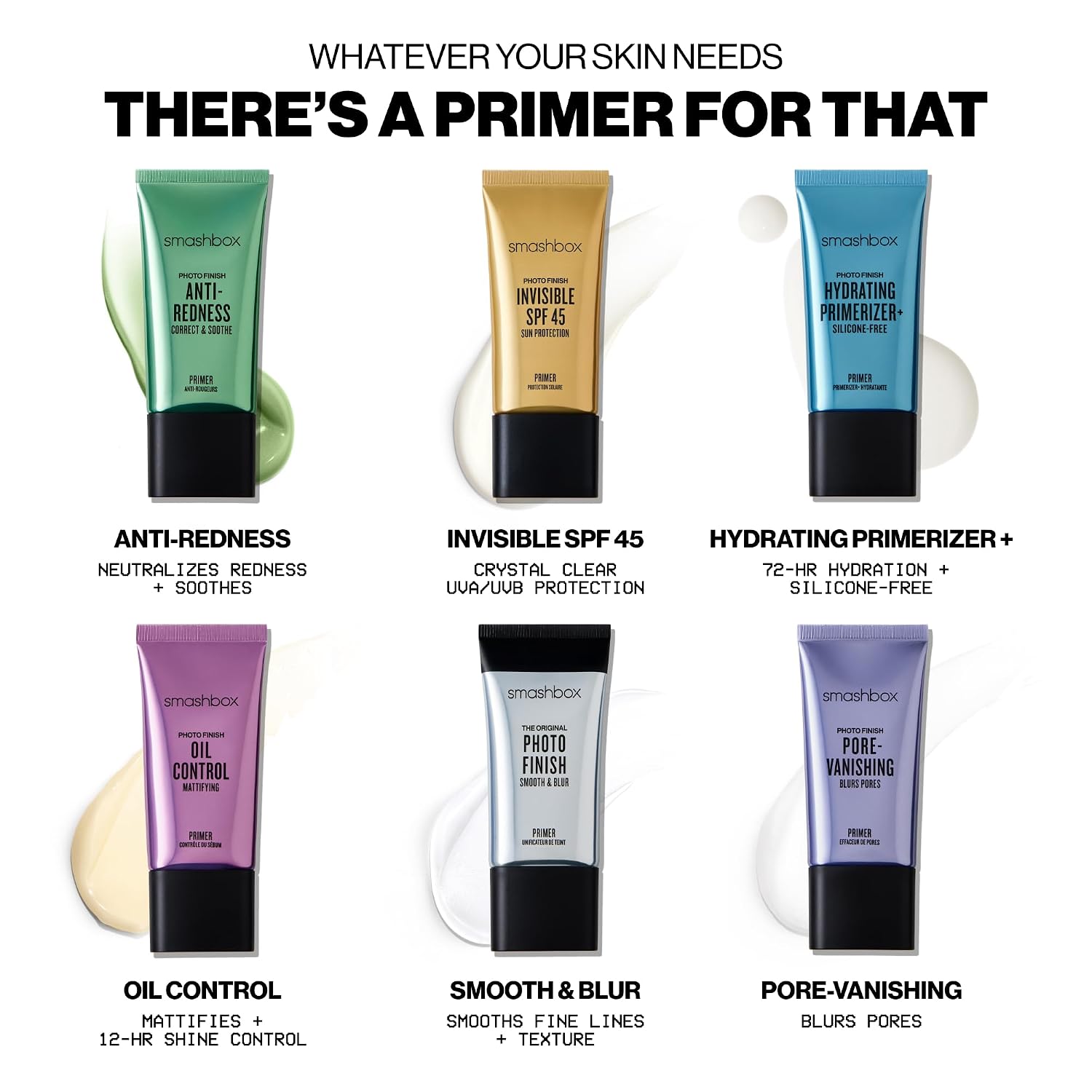 Smashbox Photo Finish Primers | Face Primers for Makeup, Smooths Skin & Extends Makeup Wear | Hydrating, Pore-Minimizing & Mattifying Formulas - Image 11