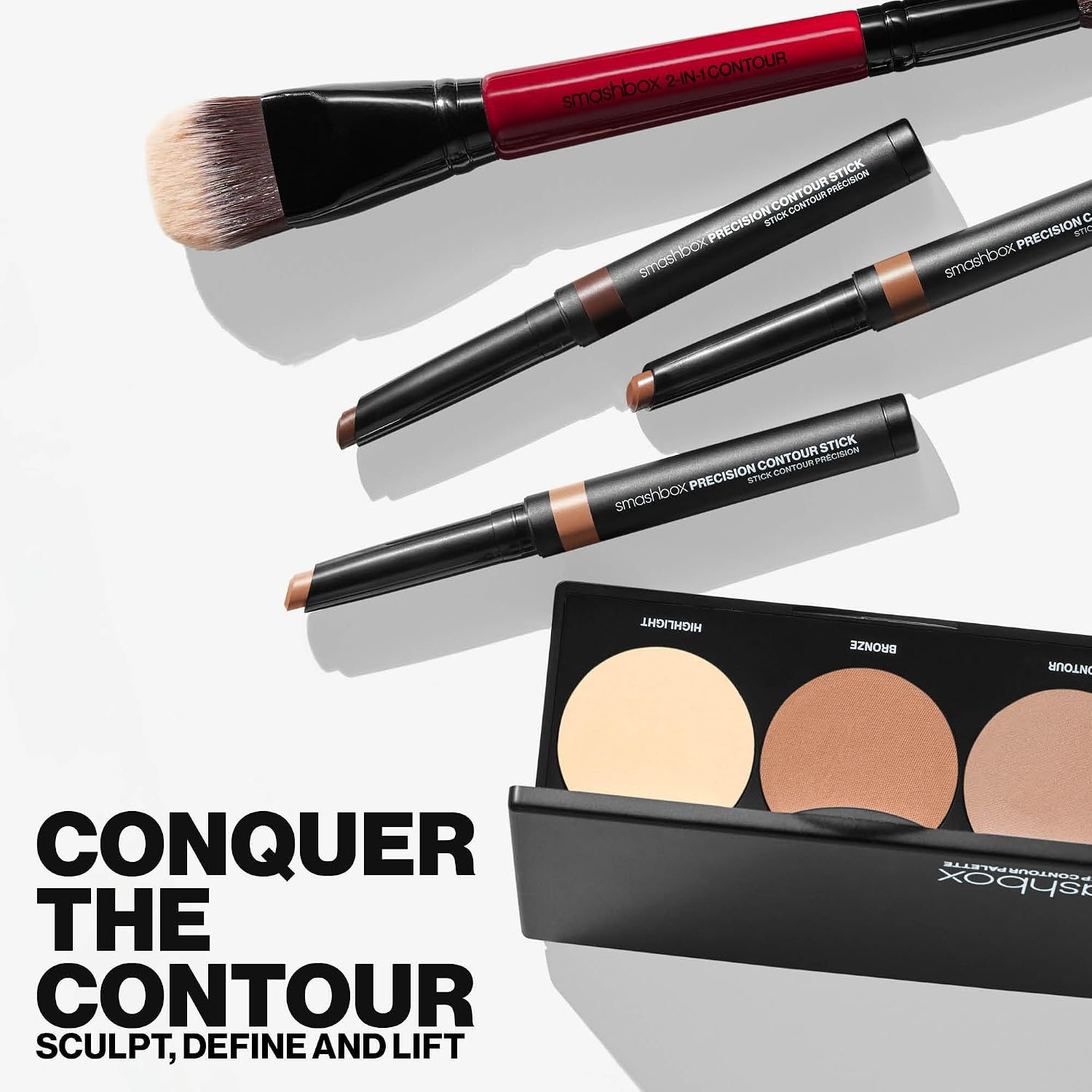 Smashbox Precision Contour Stick | Blendable Makeup Contouring Stick for Face, Eyes, Nose & Lips | Slim Slanted Tip for Precise Sculpting and All-Over Face Application - Image 9