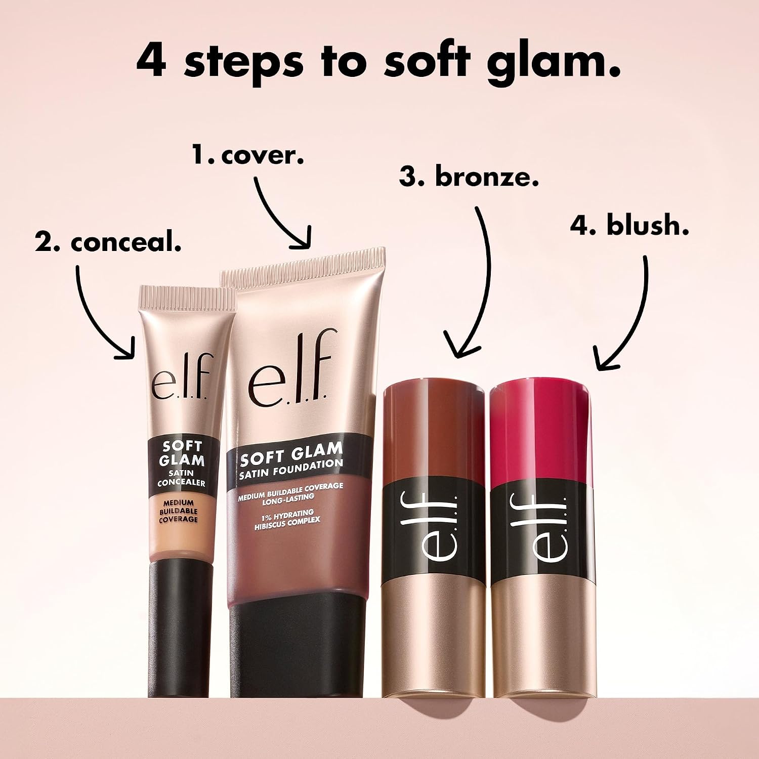 e.l.f. Soft Glam Cream Bronzer Stick, Fair | Buildable Cream Bronzer for A Long-Lasting Sculpted Glow & Satin Finish, Twist-Up Design, Vegan & Cruelty-Free - Image 6