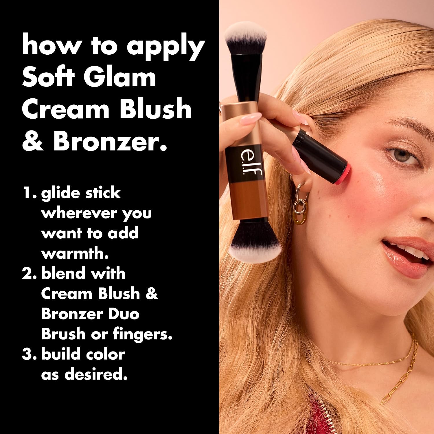 e.l.f. Soft Glam Cream Bronzer Stick, Fair | Buildable Cream Bronzer for A Long-Lasting Sculpted Glow & Satin Finish, Twist-Up Design, Vegan & Cruelty-Free - Image 7