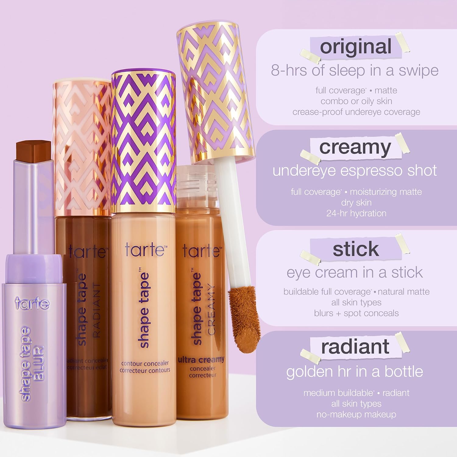 tarte shape tape concealer – Full-Coverage Creaseless Soft Matte Finish, Brightening Under-Eye & Face Makeup, 16hr Longwear, Vegan & Cruelty-Free - Image 9