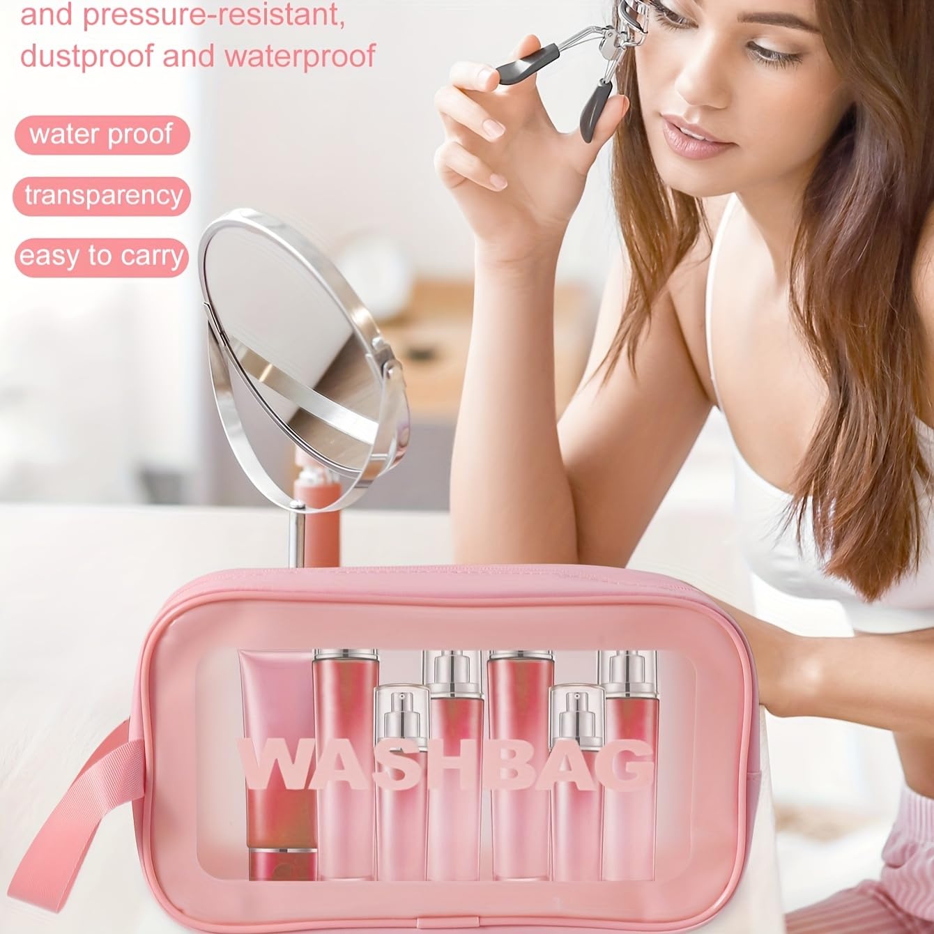 HGHDBT 65Pcs Pink Makeup Brushes Set Professional Makeup Kit Multi-functional Makeup Tool Set with Case Facial Makeup Accessories, Foundation Makeup Brush Kit Eye and Face Make up Brushes & Tools - Image 3