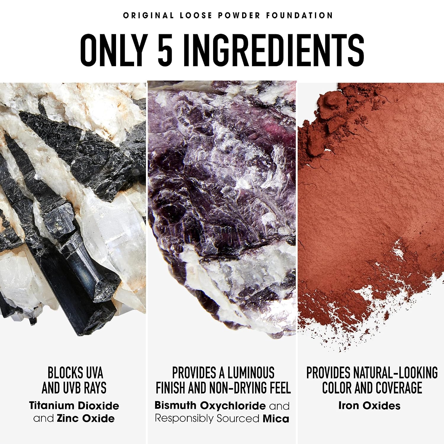 bareMinerals Original Loose Powder Foundation SPF 15 - Powder Face Makeup with Added Sun Protection - Sheer to Full Coverage Foundation - Image 6