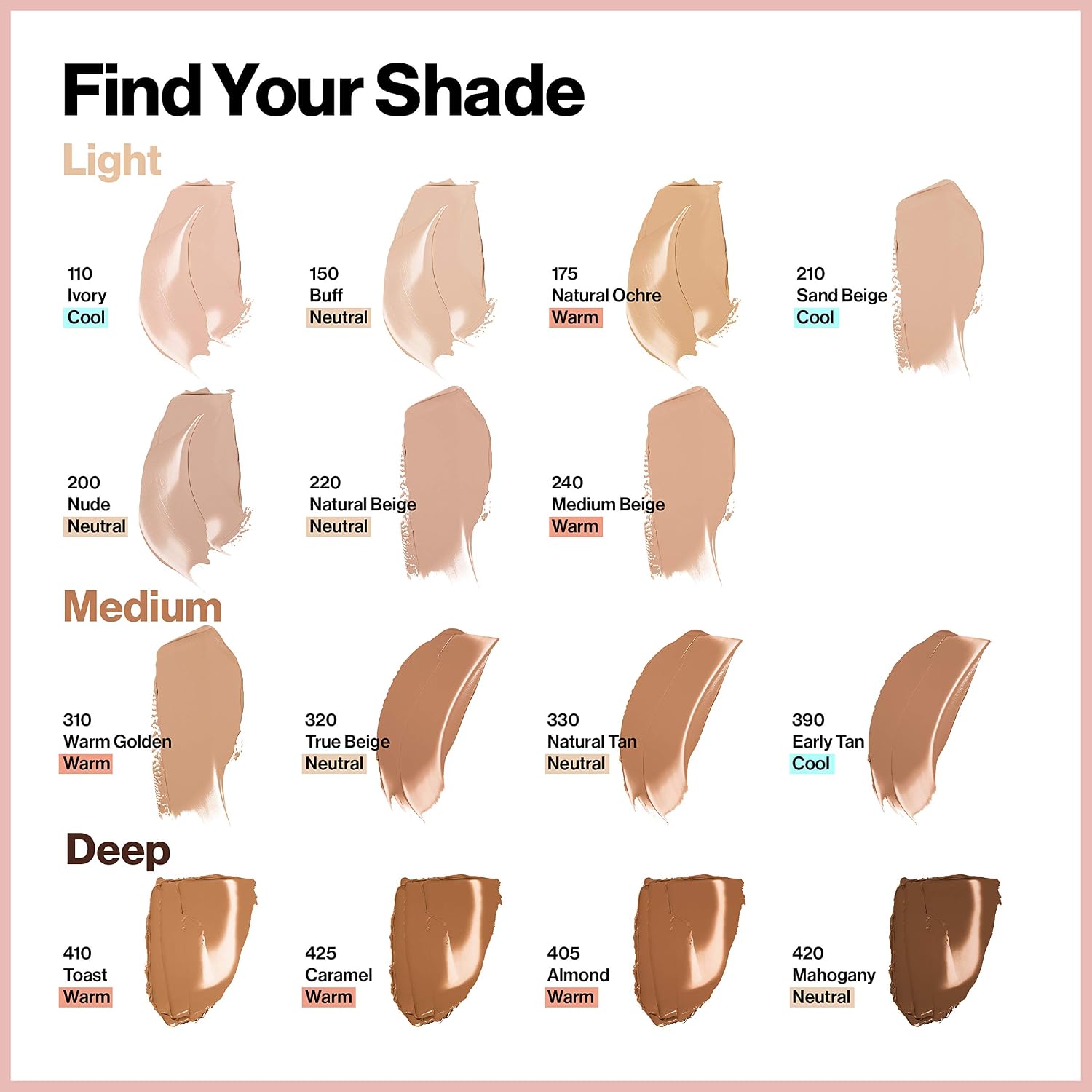 Revlon ColorStay Full Cover Foundation, 110 Ivory, 1.0 fl oz | Full-coverage longwear matte foundation. Lightweight, heat & sweat resistant face makeup. - Image 4