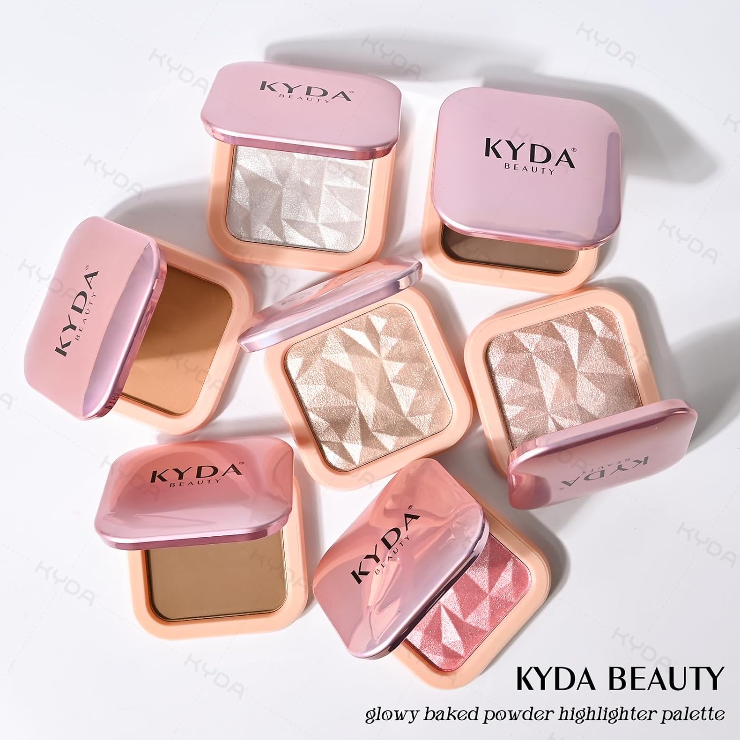 KYDA Face Sculpting Contour Palette, Smooth Matte Contour Pressed Powder, Ultra-fine Lightweight, Easy to Blend, Multiuse Baked Contour Makeup-TAUPE - Image 7