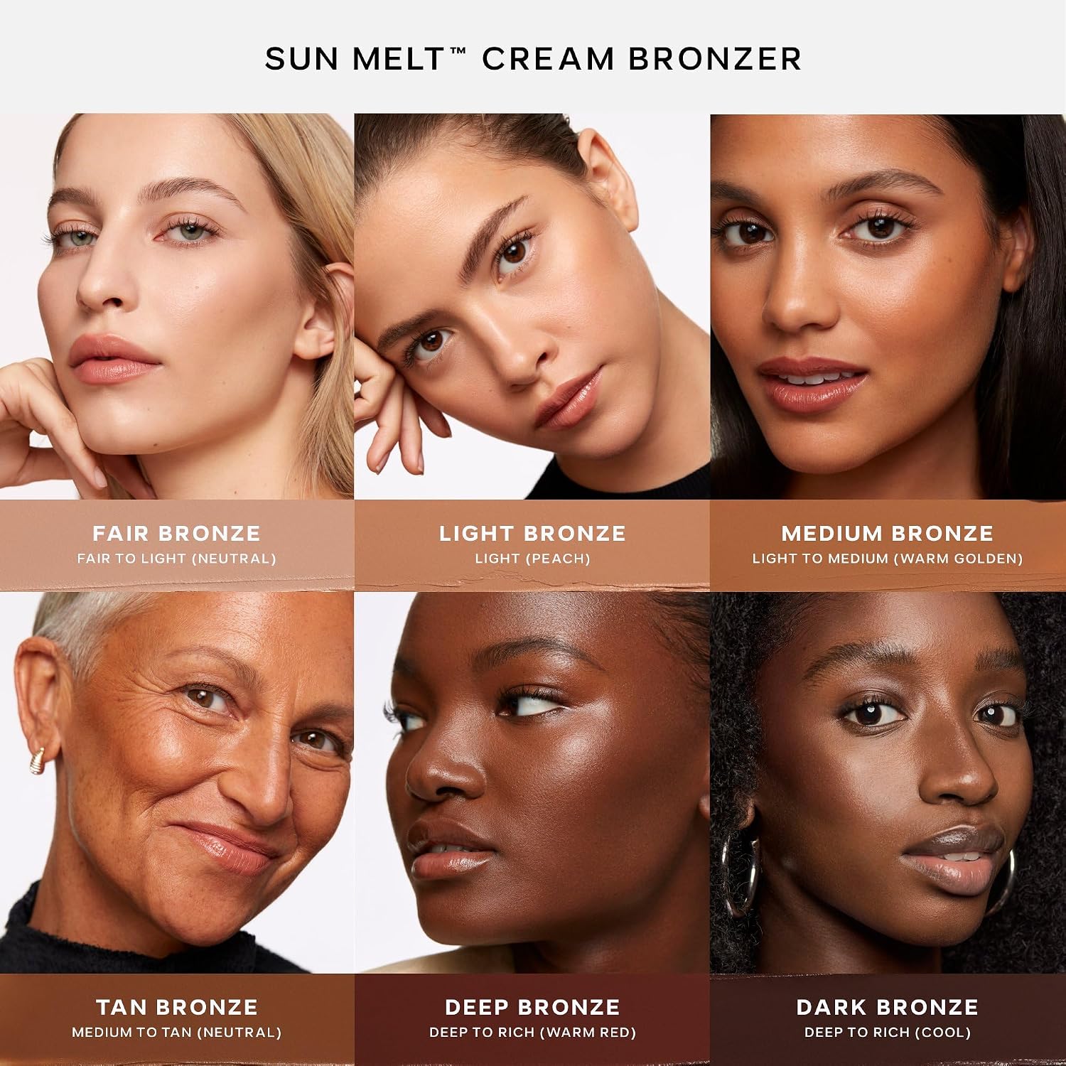 Saie Sun Melt Cream Bronzer - Buildable Balm Face Bronzer for Effortless Sculpting - Cream Contour Enriched with Vitamin C, Nourishing Skincare Ingredients & a Natural Finish - Fair Bronze (1 oz) - Image 5