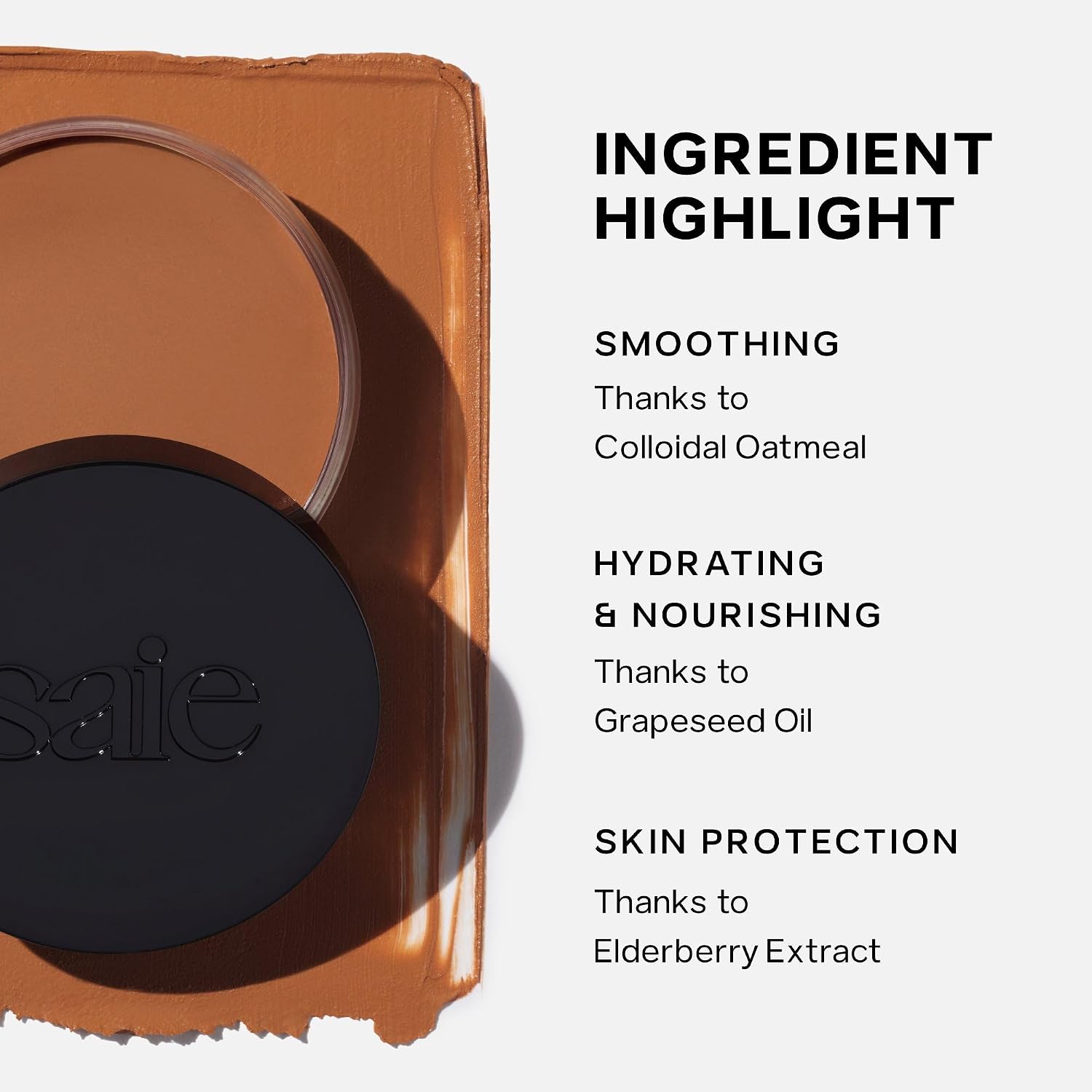 Saie Sun Melt Cream Bronzer - Buildable Balm Face Bronzer for Effortless Sculpting - Cream Contour Enriched with Vitamin C, Nourishing Skincare Ingredients & a Natural Finish - Fair Bronze (1 oz) - Image 7