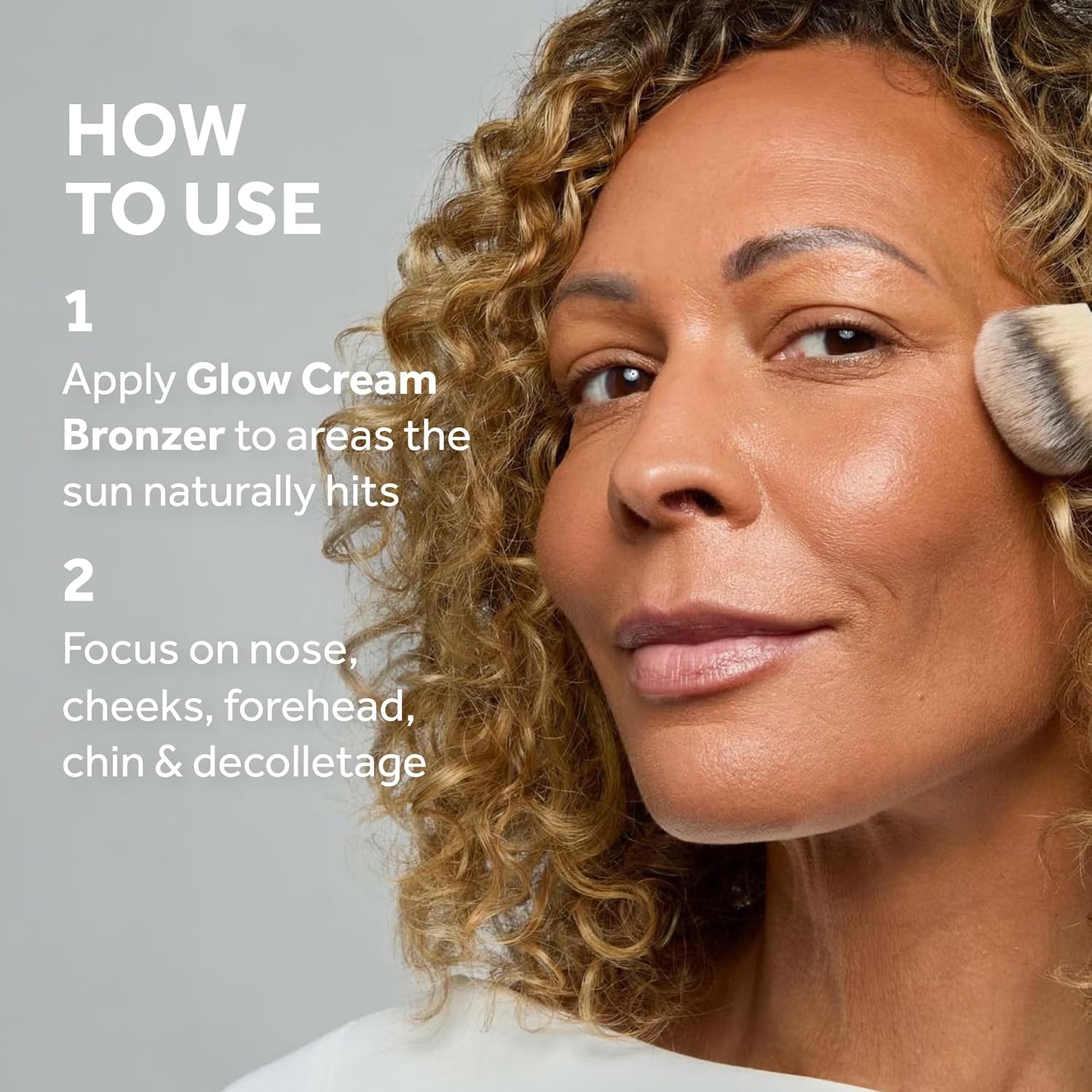 No7 Pro Artist Soft Glow Cream Bronzer, Deep, 1.26 Oz | Blendable, Lightweight Formula, Customizable Face Makeup, Natural Sun-Kissed Glow - Image 4