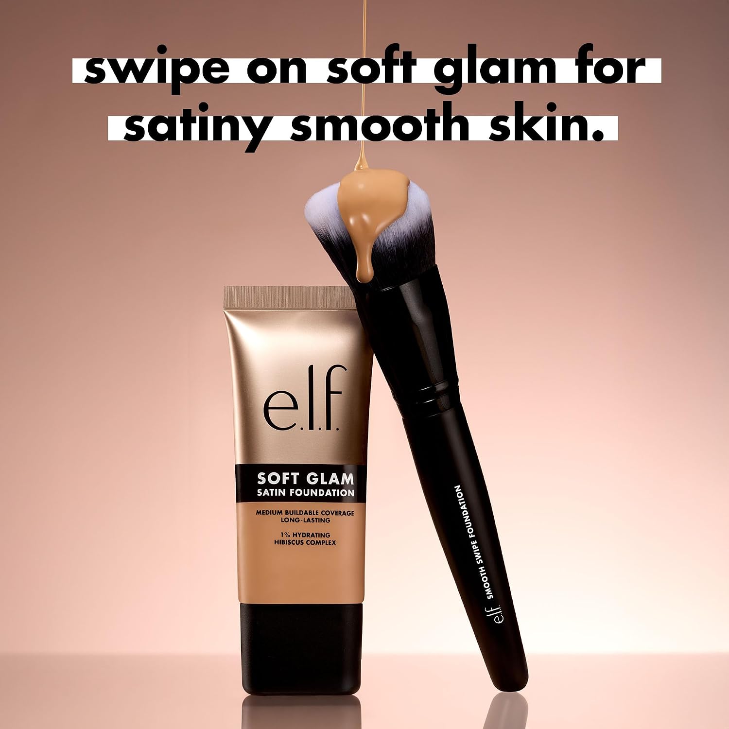 e.l.f. Soft Glam Foundation, 25 Light Neutral | Medium Coverage, Long-Lasting & Buildable Foundation For A Smooth, Satin Finish, Vegan & Cruelty-Free - Image 5