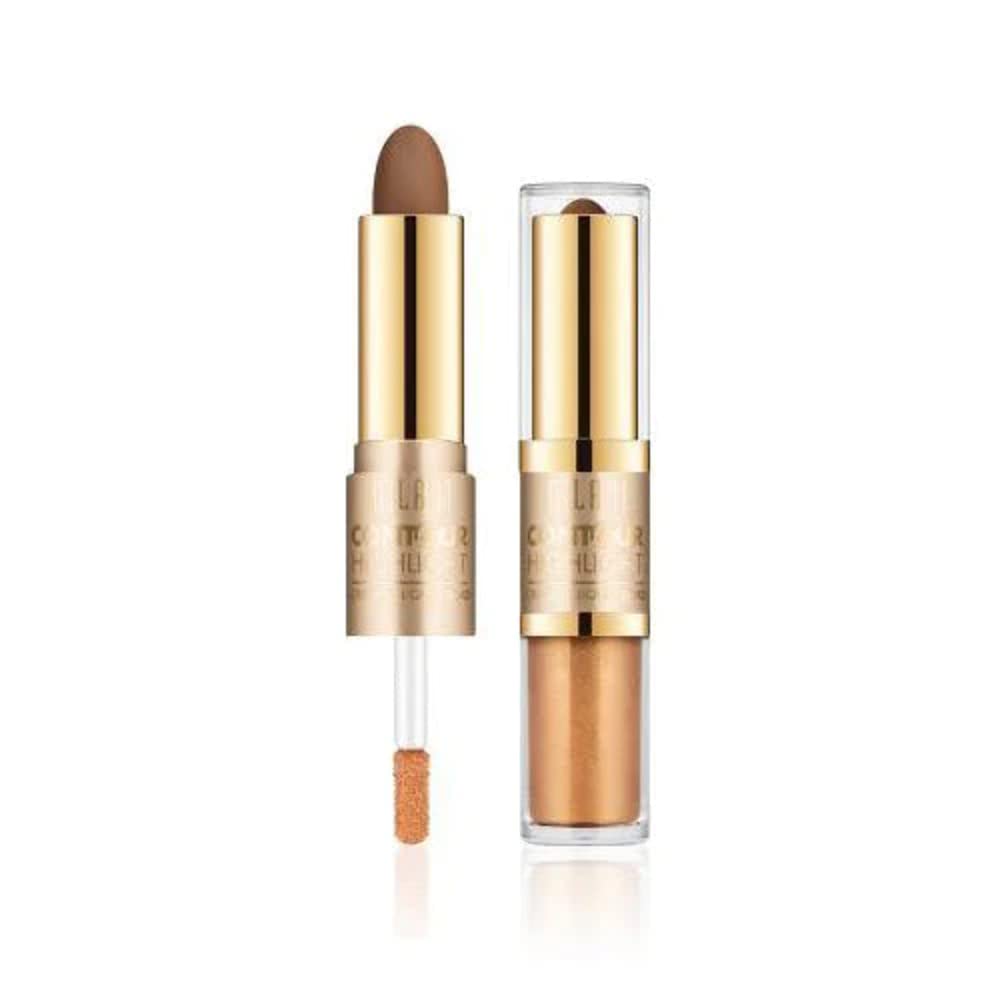 Milani Contour & Highlight Cream & Liquid Duo ~ Natural/Medium 03 - Image 2
