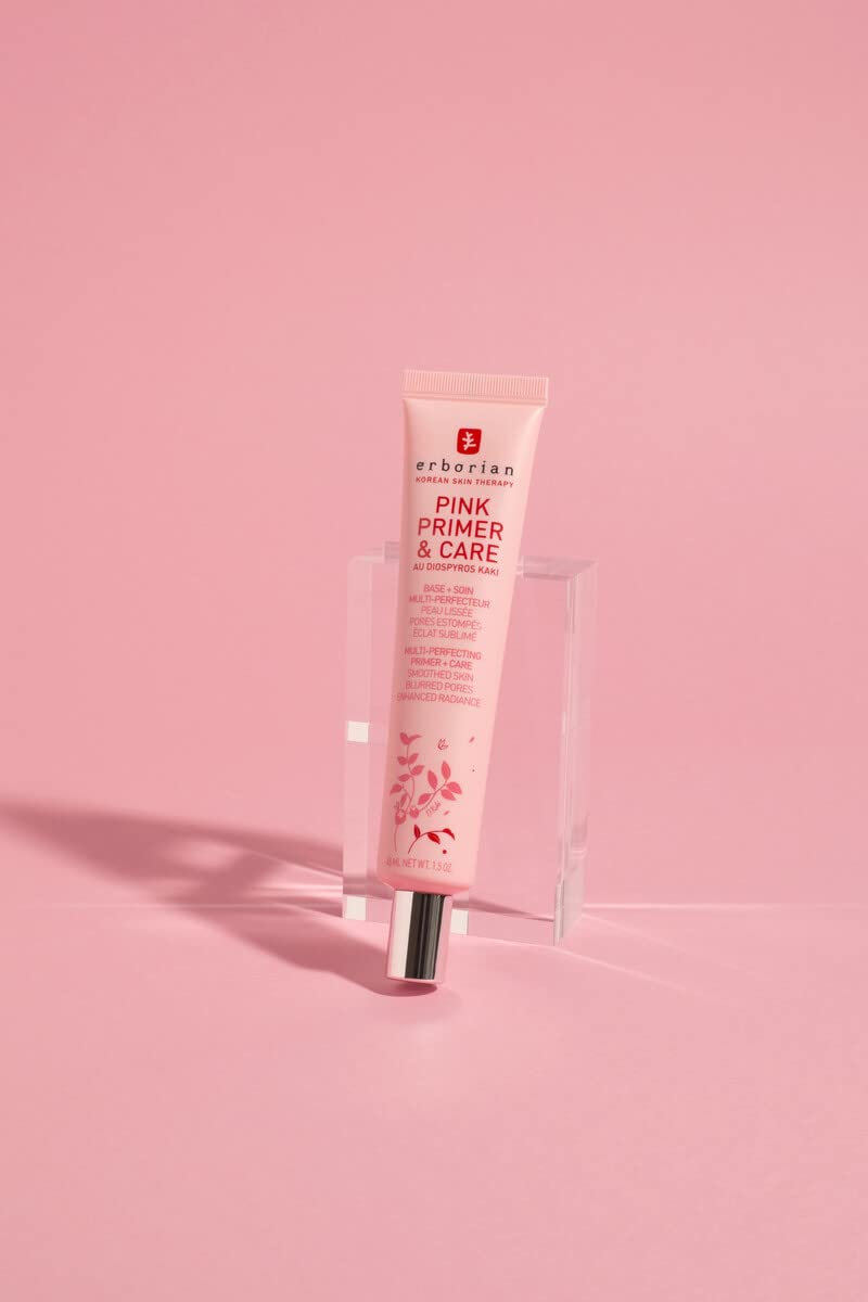 Erborian Pink Primer & Care, Multifunctional Pore‑Blurring Cream & Hydrating Rosy Makeup Base, Moisturizing and Smoothing Effects, Korean Skincare - Image 6