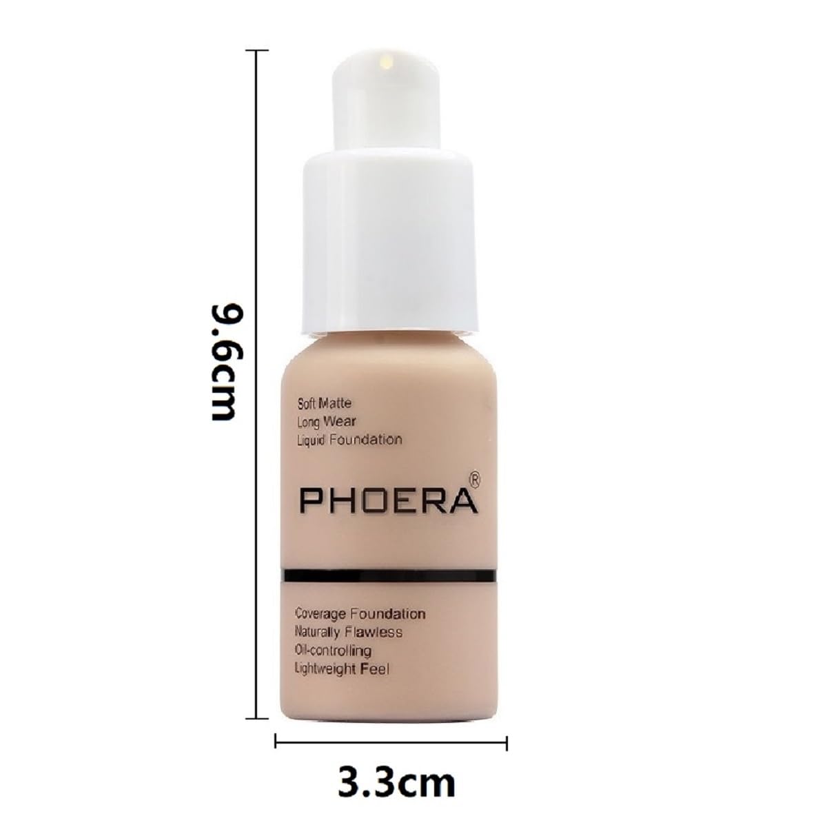2 Pack PHOERA Foundation, Flawless Soft Matte 24HR Oil Control Full Coverage Foundation Makeup for Women.102 Nude-30ml - Image 7