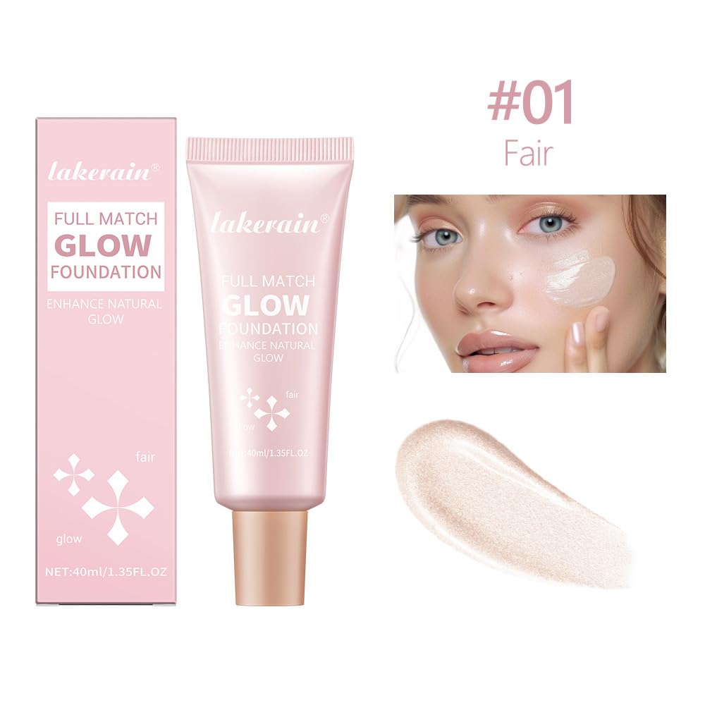 Natural Glow Illuminator Glotion - Glowing, Moisturizing, Lightweight Base, Multi-Purpose - Hydrating & Illuminating Makeup Highlighter for Radiant, Sun-Kissed Look (#1 Fair, 1.35 Fl Oz (Pack of 1)) - Image 2