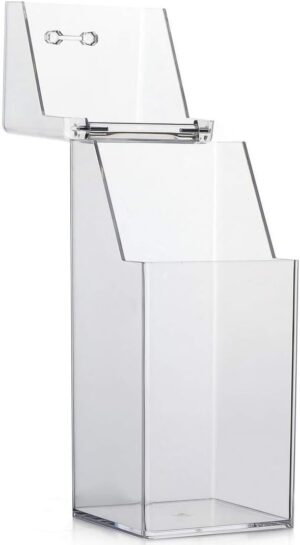 Square Acrylic Cosmetic Brush Organ...