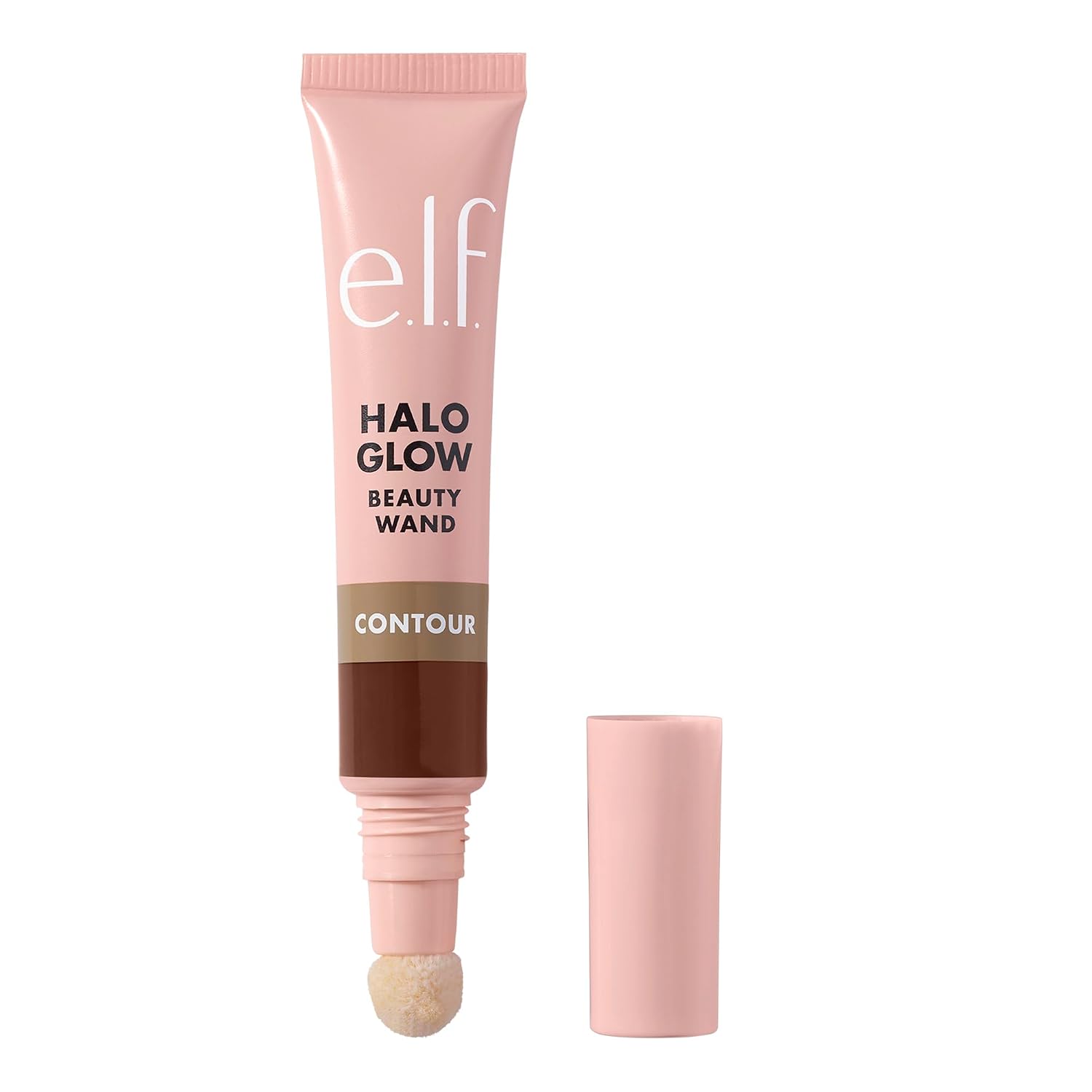 e.l.f. Halo Glow Contour Beauty Wand, Tan/Deep | Liquid Contour Wand For A Naturally Sculpted Look, Buildable Formula, Vegan & Cruelty-free