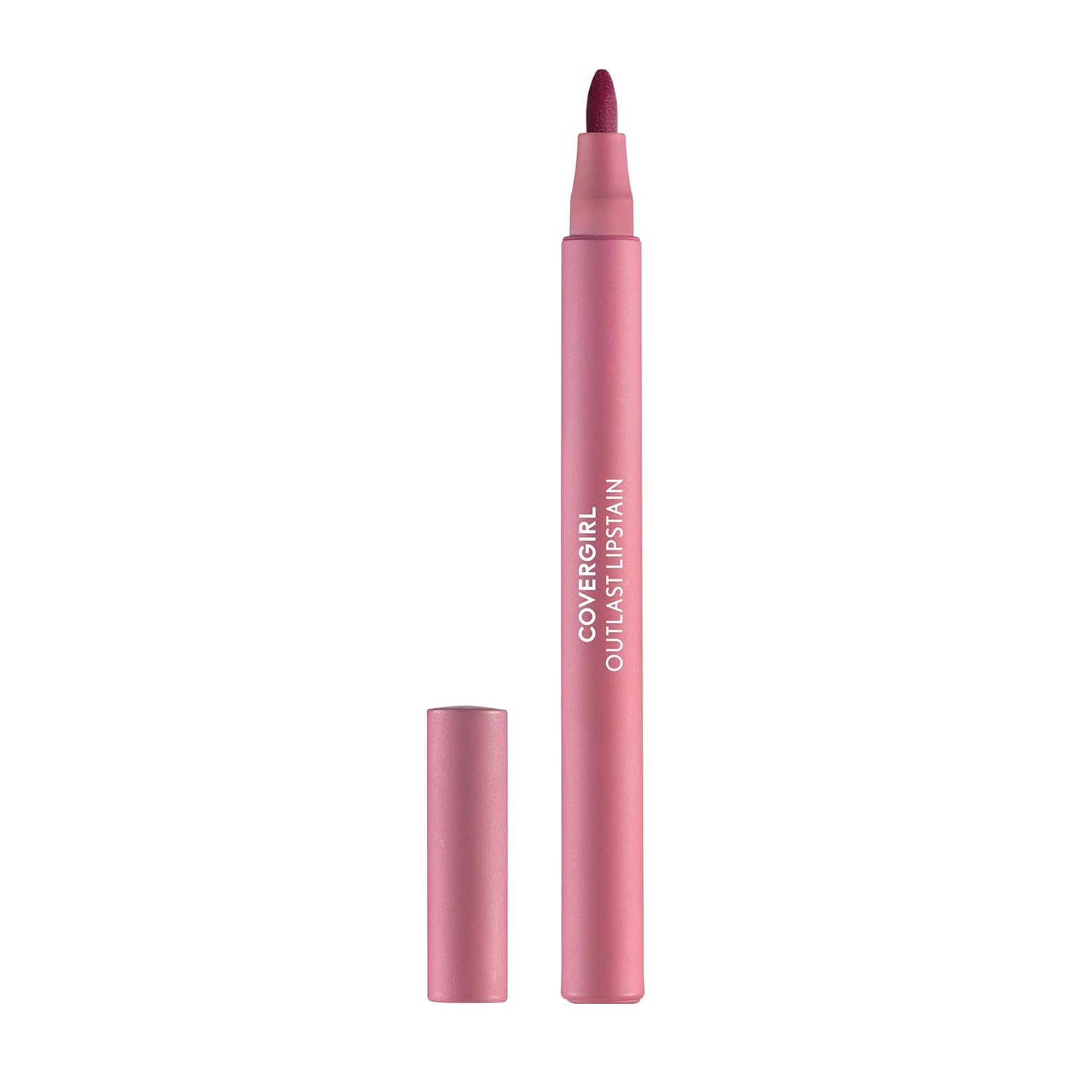 Covergirl Outlast Lipstain, 20 Admire, Smooth Application, Precise Pen-Like Tip, Transfer-Proof, Satin Stained Finish, Vegan Formula, 0.06oz