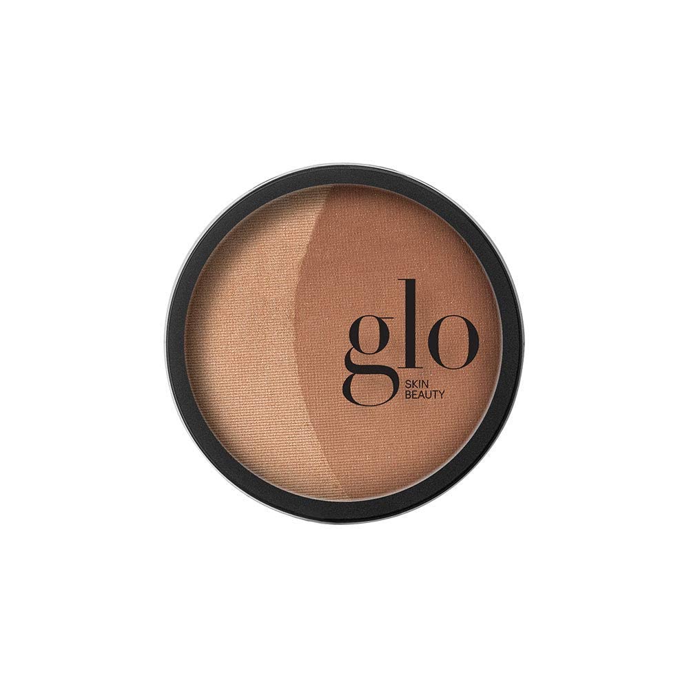 Glo Skin Beauty Bronze Mineral Pressed Powder Bronzer for Face, 0.31 oz | Mineral bronzer, sun-kissed glow, antioxidant-infused, sensitive skin-friendly, buildable coverage, fair to medium skin