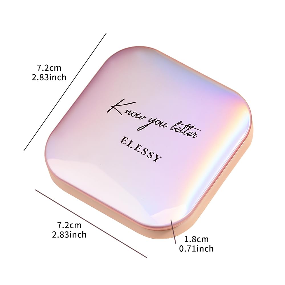 ELESSY Highlighter Makeup Palette,Face Glitter illuminator Palette,Natural Sparkling Finish Highlighter Powder,High Glossy Shimmer Smooth Baked Powder,Lasting Shining Highlighter Palette -SUN GLOW - Image 6
