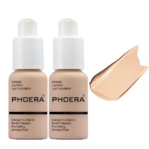 2 Pack PHOERA Foundation, Flawless ...