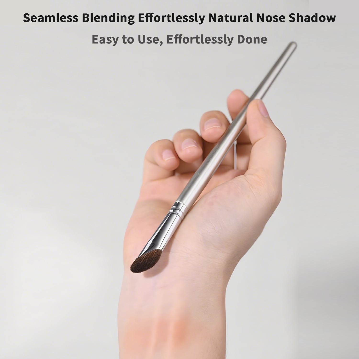 Nose Contour Brush Eyeliner Brush Set 5PCS, Fine Angled Eyeliner Brush Concealer Brush, Ultra Thin Slanted Flat Eyeliner Makeup Brushes, Contour Brushes for Blending Liquid Cream Powder Cosmetics - Image 5