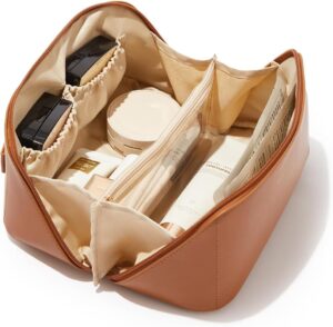 EACHY Travel Makeup Bag for Women, ...