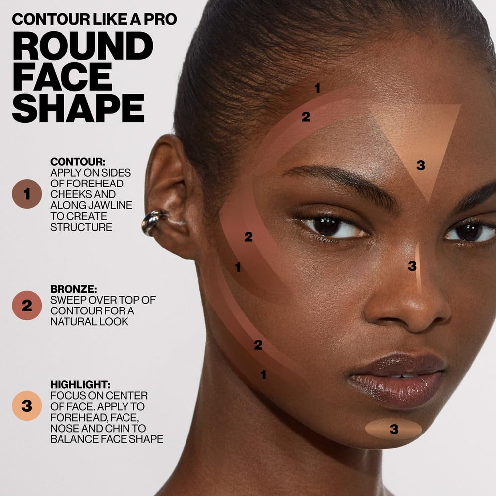 Smashbox Step-By-Step Contour Palette | Sculpt + Glow All-In-One Contour Kit with Blendable + Buildable Formulas - Image 7