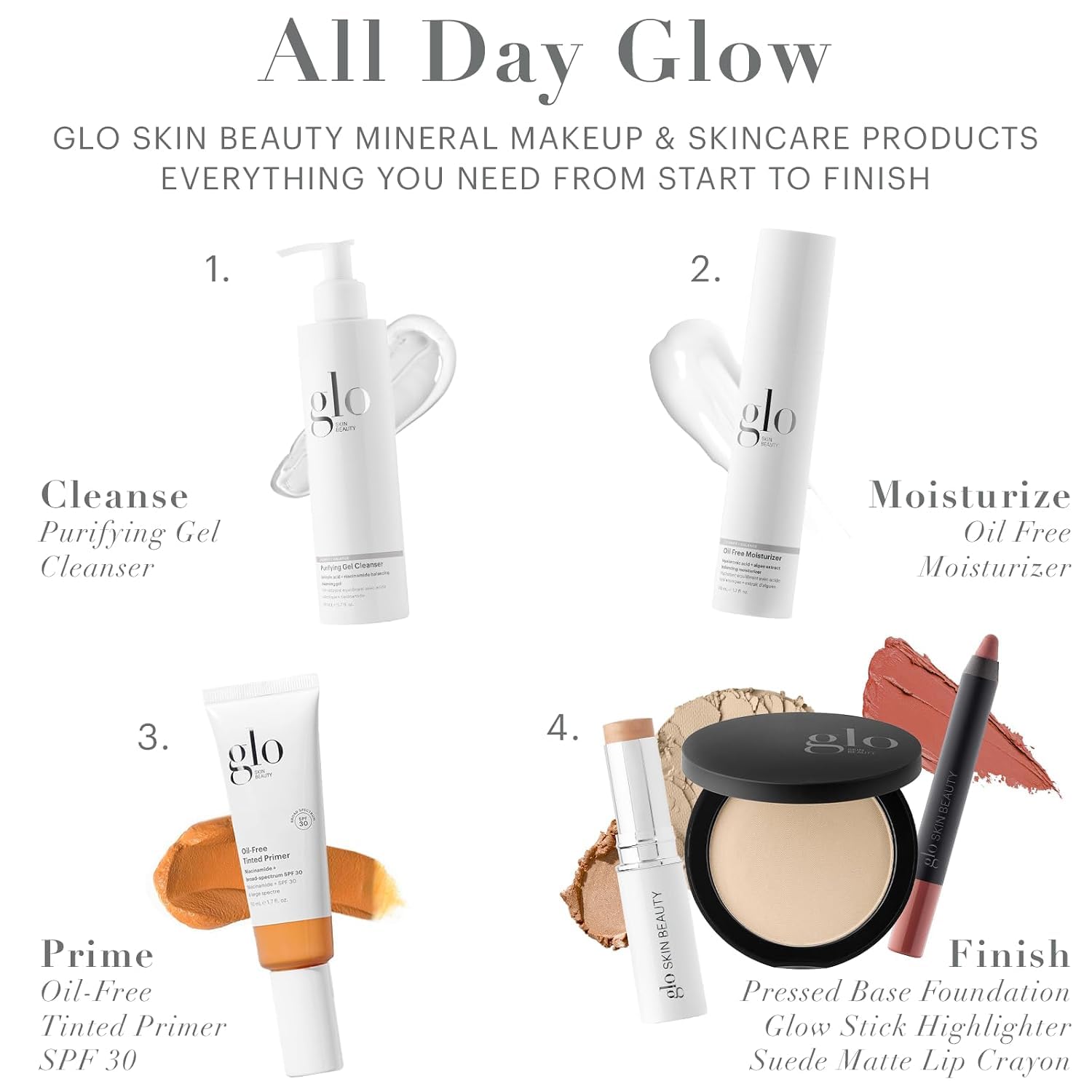 Glo Skin Beauty Skin Glow Stick Cream Highlighter, Champagne 0.32 oz | Mineral face highlighter stick, hydrating mica formula, clean beauty, luminous glow, fair skin, dry skin, cruelty-free - Image 4