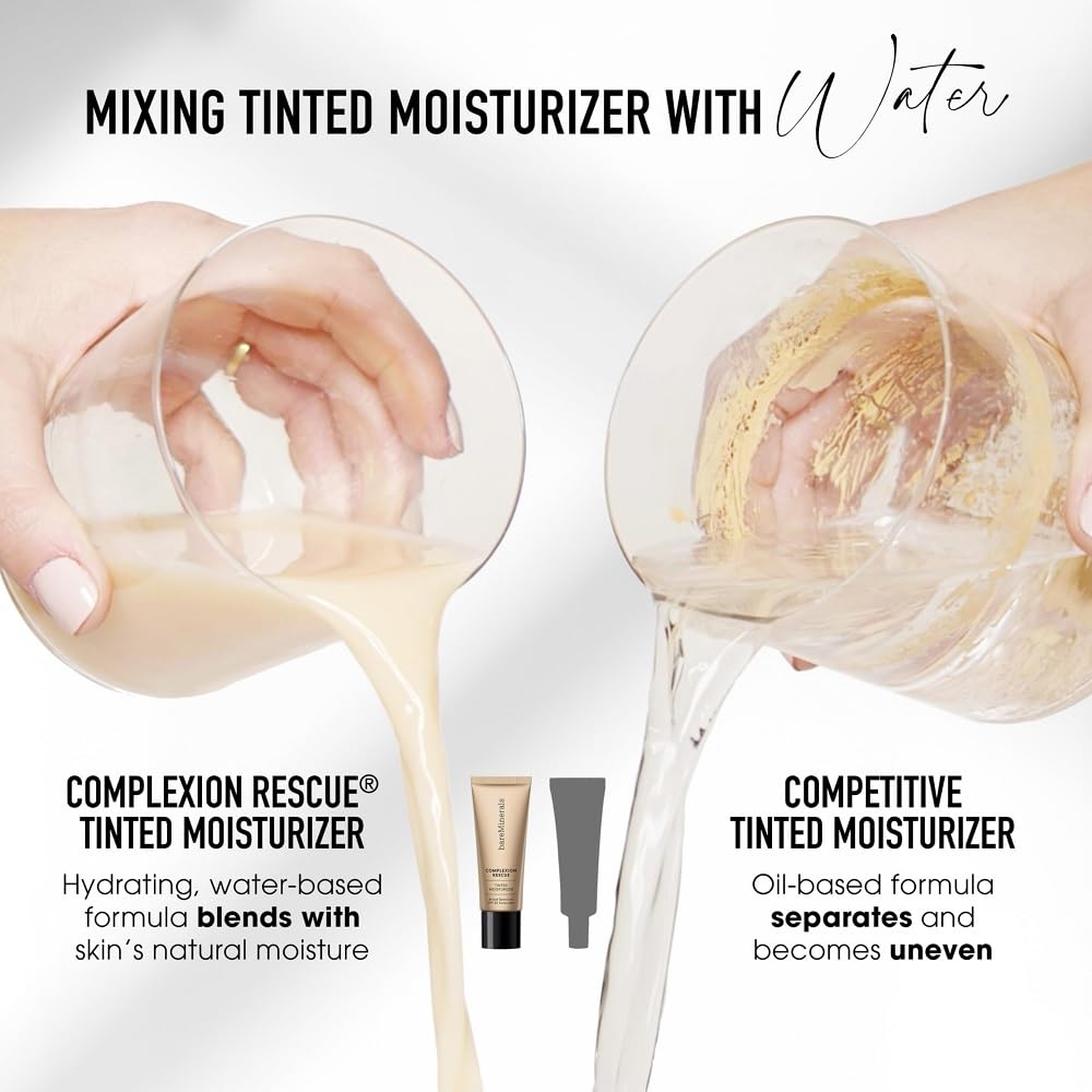 bareMinerals Complexion Rescue Tinted Moisturizer with SPF 30, Hydrating Tinted Mineral Sunscreen with Hyaluronic Acid, Sheer-to-Light Coverage, Multi-tasking, Skincare Infused Makeup - Image 7