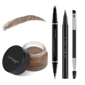 LAVONE Eyebrow Pen Kit, Waterproof ...