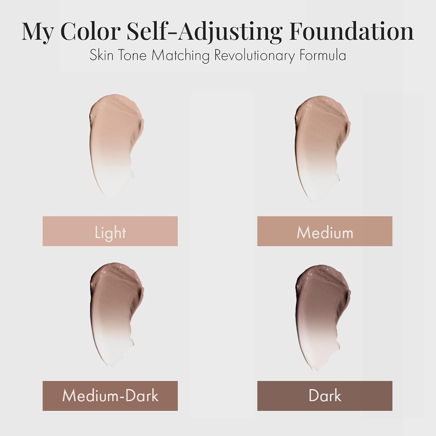 Jerome Alexander My Color Self-Adjusting Foundation 2pc Set - Medium | Color-changing cream formula, hydrating and lightweight, skincare-infused ingredients, includes Kabuki brush, 1 oz - Image 6