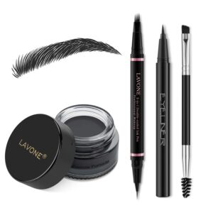 LAVONE Eyebrow Pen Kit, Waterproof ...