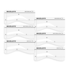 MADLUVV Eyebrow Shaper Stencils, Re...