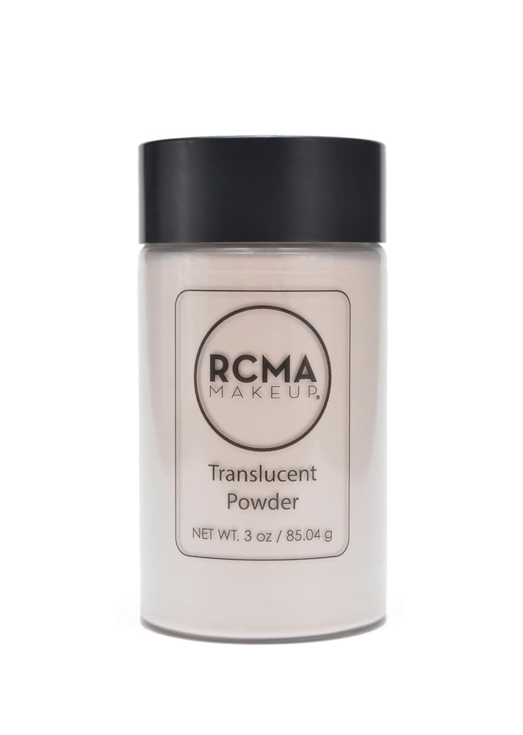 RCMA Makeup Translucent Loose Powder - Lightweight Setting Powder for Flawless Finish, Shine Control, Natural Matte Look, No Flashback, Oil Control, No Caking or Creasing, Vegan and Cruelty-Free, 3oz