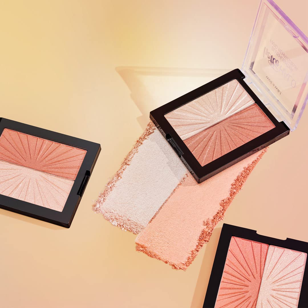 Wet n Wild MegaGlo Blushlighter, Blendable Blush & Highlighter Set, Shimmery Metallic Finish, Highlight Bling - Image 5