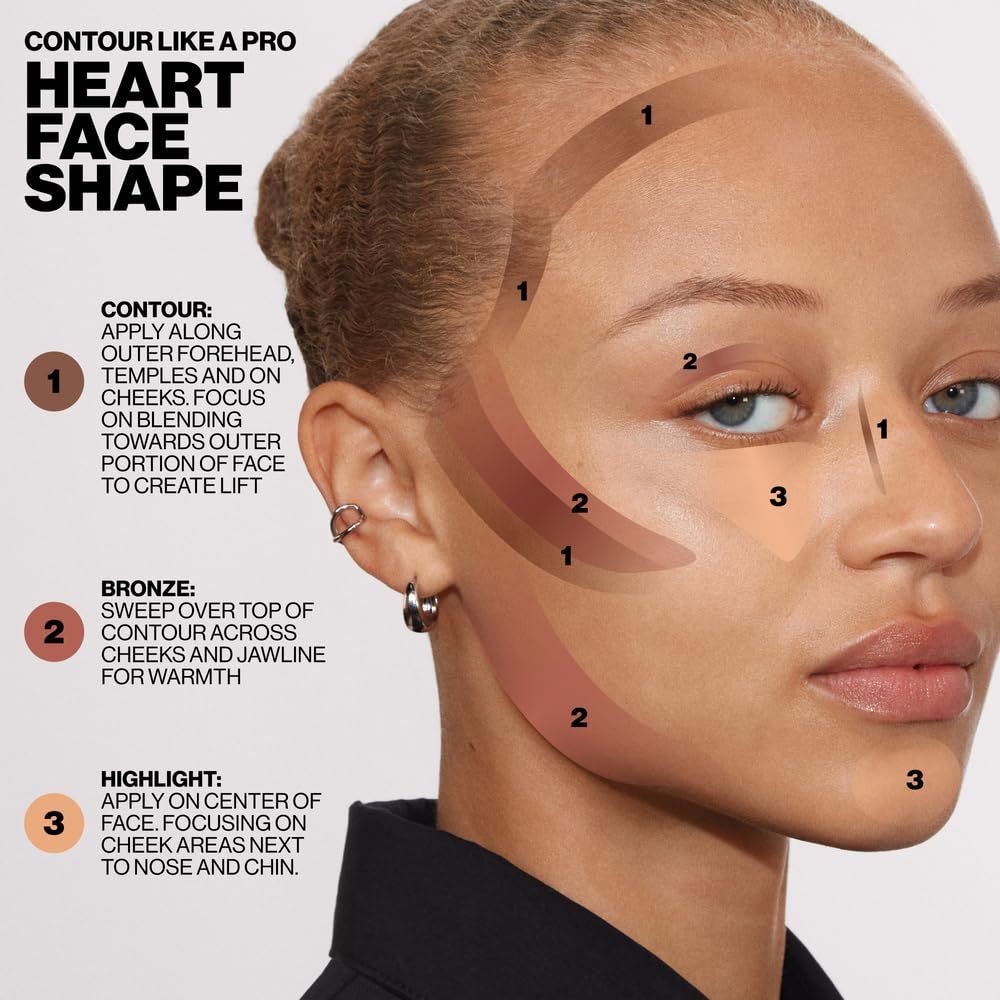 Smashbox Step-By-Step Contour Palette | Sculpt + Glow All-In-One Contour Kit with Blendable + Buildable Formulas - Image 5