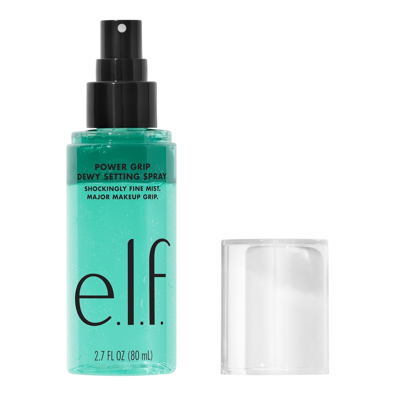 e.l.f. Power Grip Dewy Setting Spray, Ultra Fine Mist Made With Hyaluronic Acid, Grips Makeup For A Hydrated-Looking, Dewy Finish, Vegan & Cruelty-Free