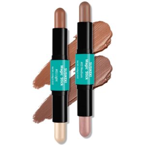Contour Stick, 2Pcs Dual-Ended High...