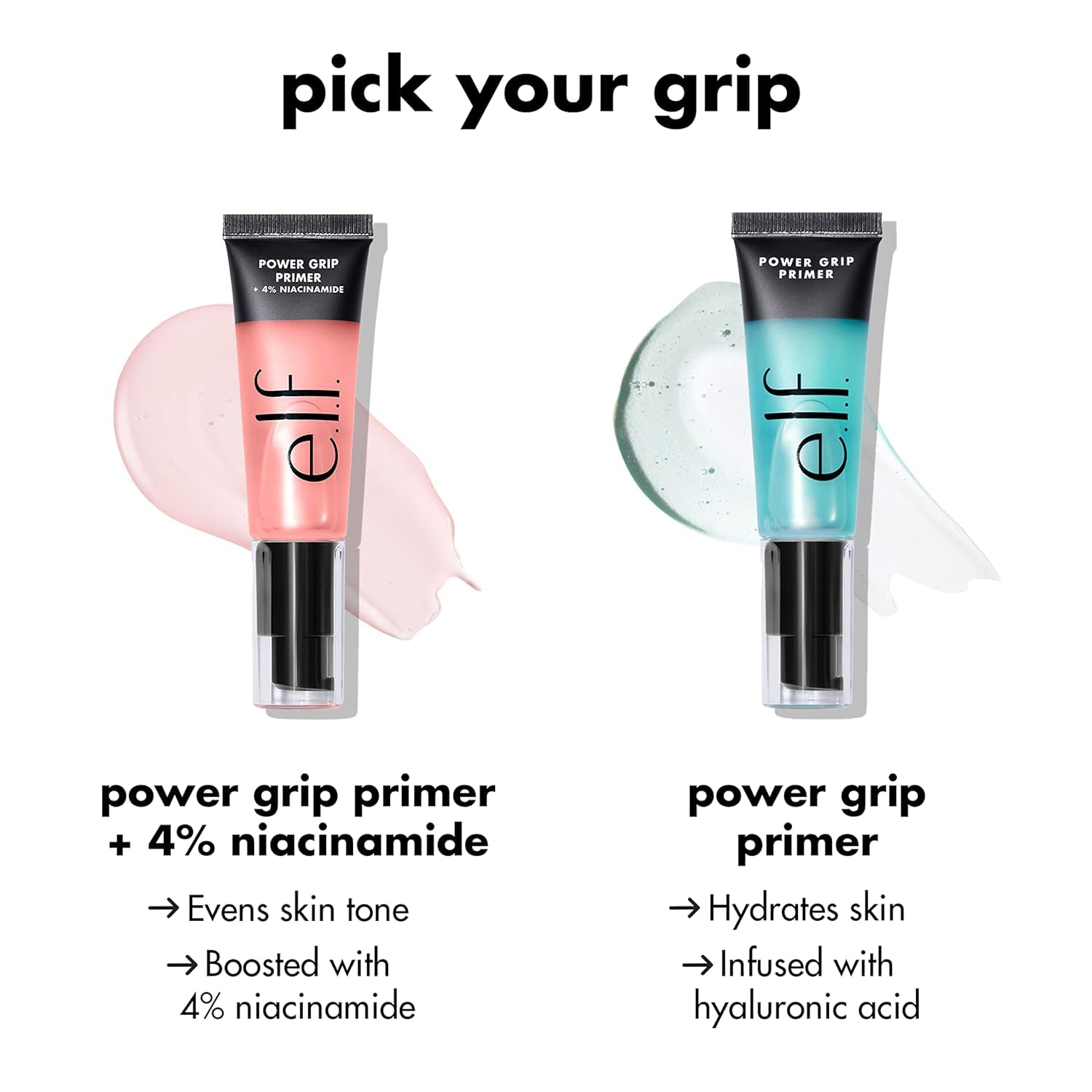 e.l.f. Power Grip Primer Mini, Gel-Based & Hydrating Face Primer for Smoothing Skin & Gripping Makeup, Moisturizing & Priming, Vegan & Cruelty-Free, Travel Size - Image 4