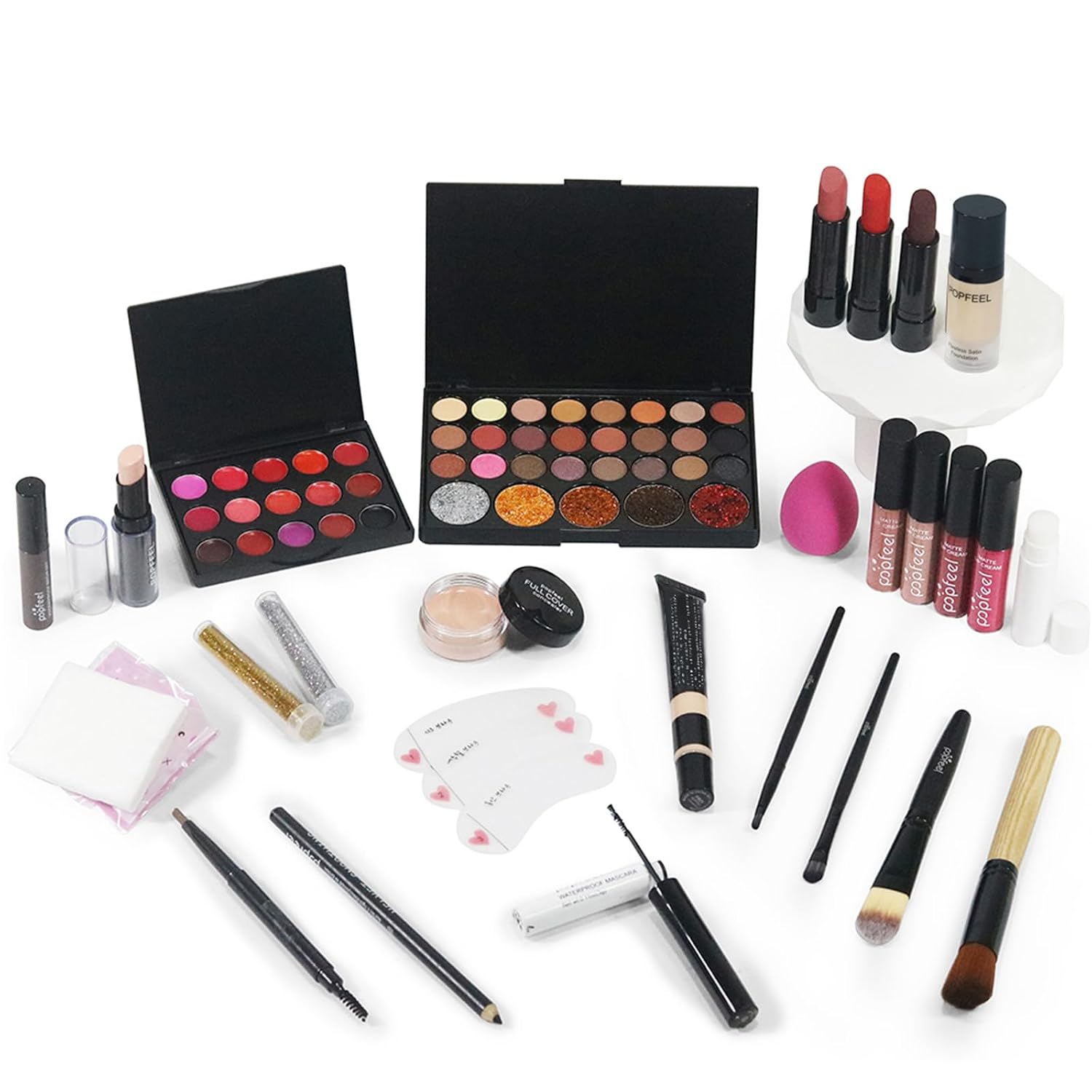 All in One Makeup Kit for Women Full Kit, Mother's Day Makeup Gifts Set for Women Girls, Makeup Essential Bundle Include Eyeshadow Palette Lipstick Blush Foundation Concealer Mascara Eyebrow Pencil - Image 4
