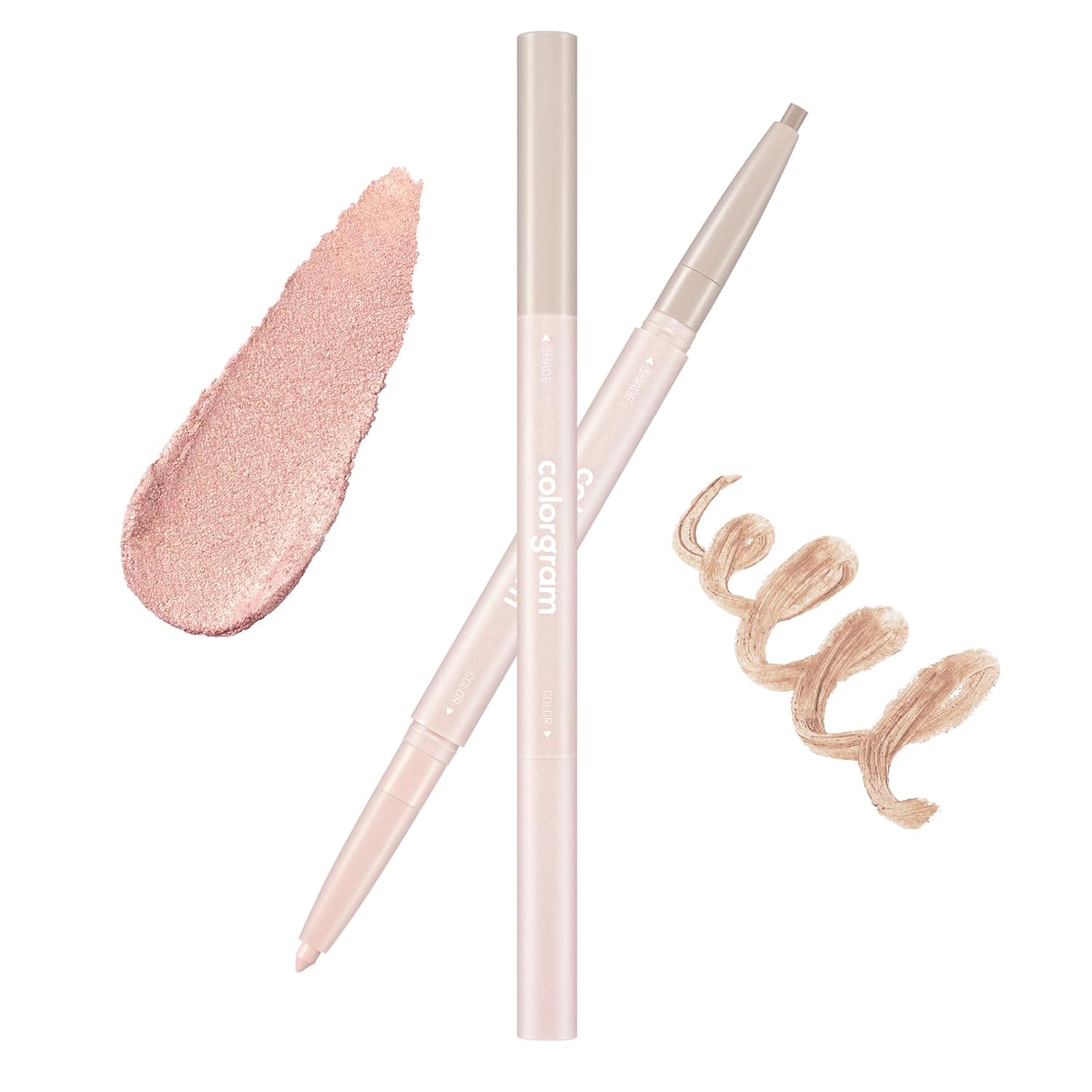 COLORGRAM Under Eye Highlighter Stick 02 Cool Tone | Silky-Smooth Long-Lasting Highlighter & Contouring Stick for Smudge-Proof, Shining Daily Makeup | K-Beauty Face Highlighters & Luminizers