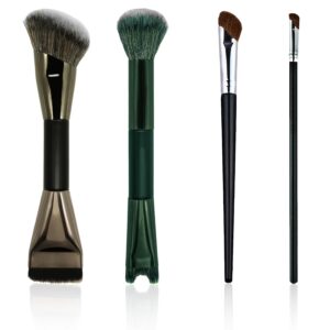 4Pcs Nose Contour Brush Set, Angled...
