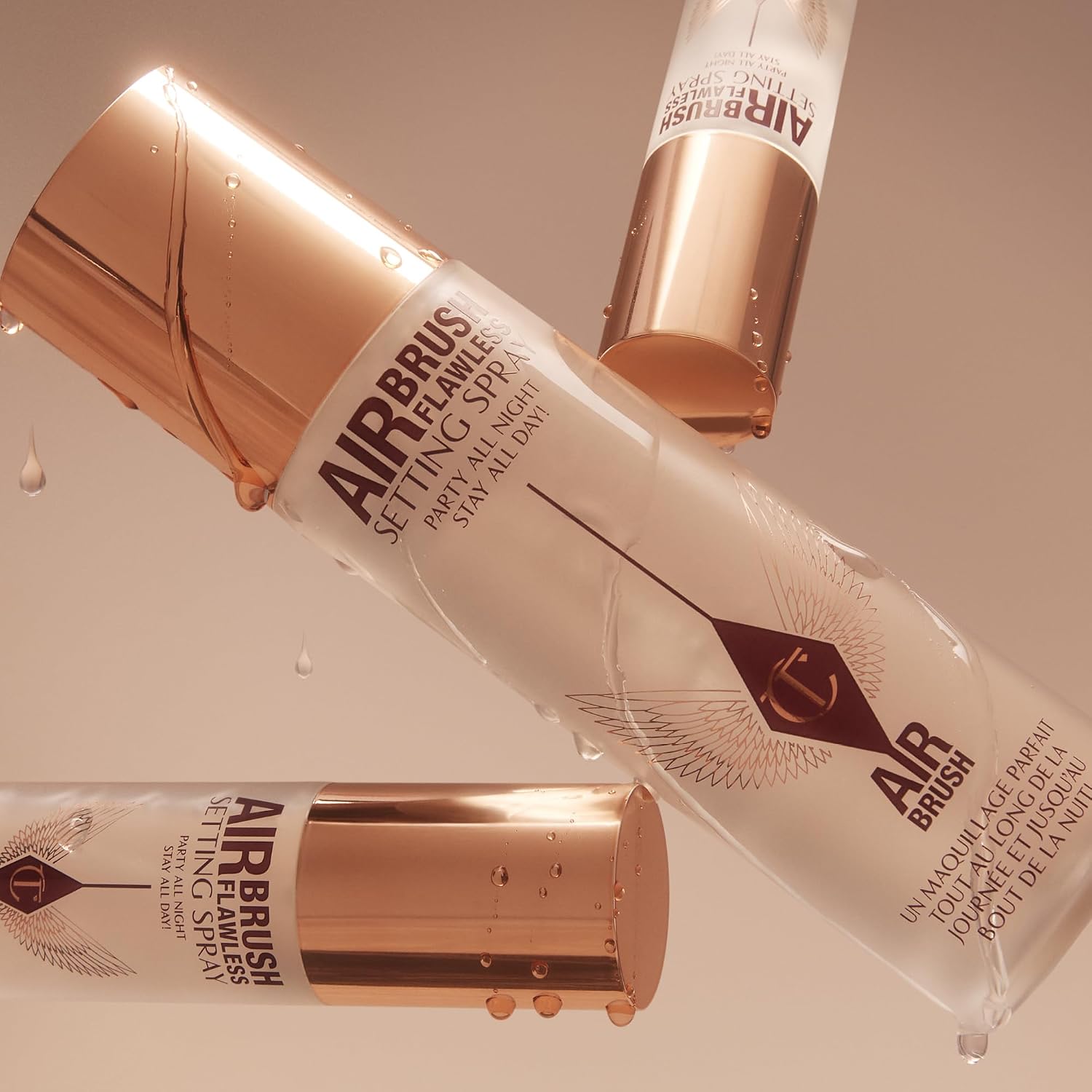 Charlotte Tilbury Airbrush Flawless Setting Spray - Ultra-Fine Hydrating Mist to Prime & Set Makeup Up to 16Hr – Soothes and Blurs Skin, Waterproof, Wedding Makeup - Image 7