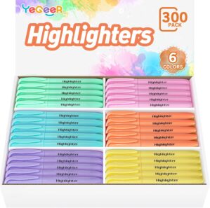 YEGEER Highlighters Bulk, Chisel Ti...
