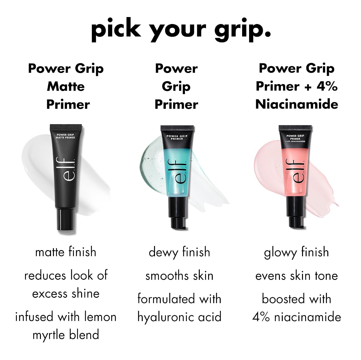 e.l.f. Power Grip Primer, Gel-Based & Hydrating Face Primer for Smoothing Skin & Gripping Makeup, Moisturizing & Priming, Vegan & Cruelty-Free, 0.811 Fl Oz - Image 4