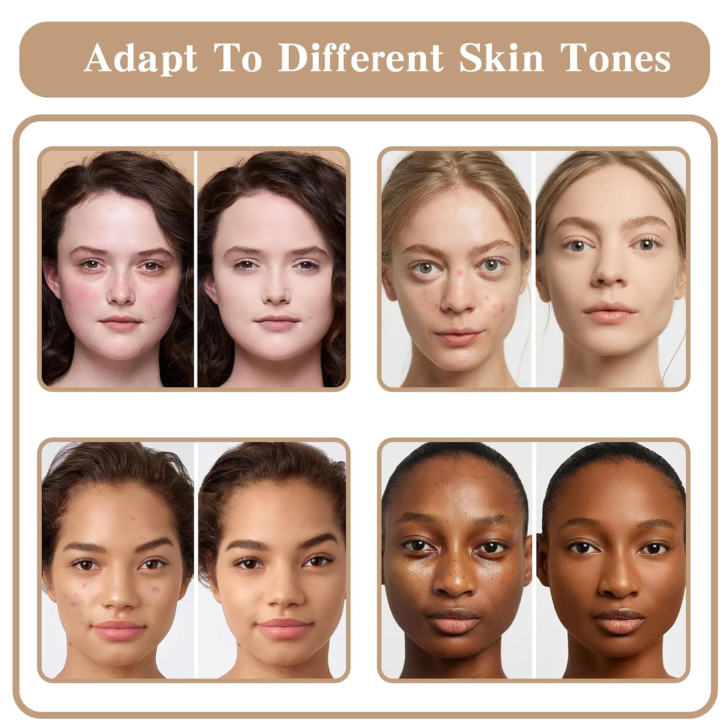 HOSAILY 12 Colors Cream Concealer Foundation Palette, Long-Wearing Smudge Proof Blendable Full Coverage Cream Contour Blush Highlighter Color Correcting Concealer Foundation Palette Makeup - Image 6
