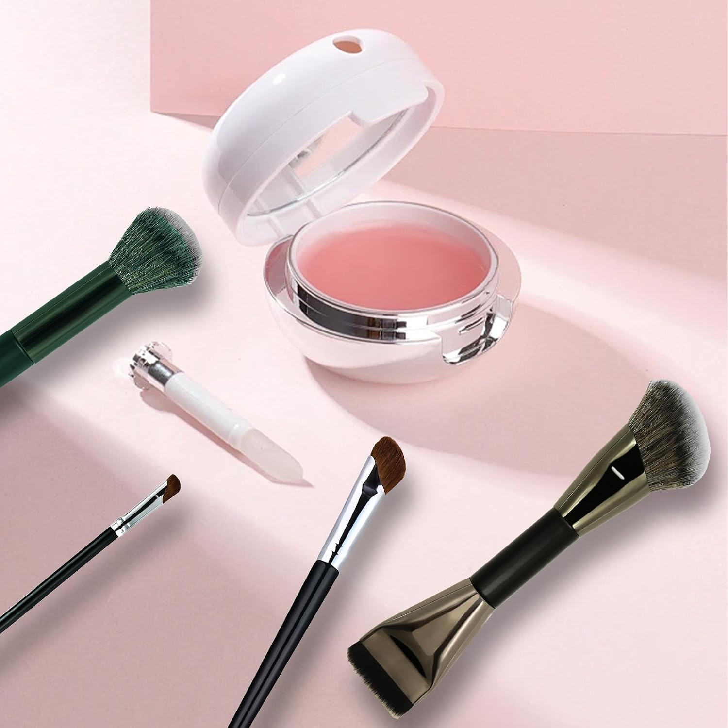 4Pcs Nose Contour Brush Set, Angled Makeup Brushes for Highlighting, Sculpting - Synthetic Fiber for Foundation, Cream & Powder Makeup Application Supplies - Image 5
