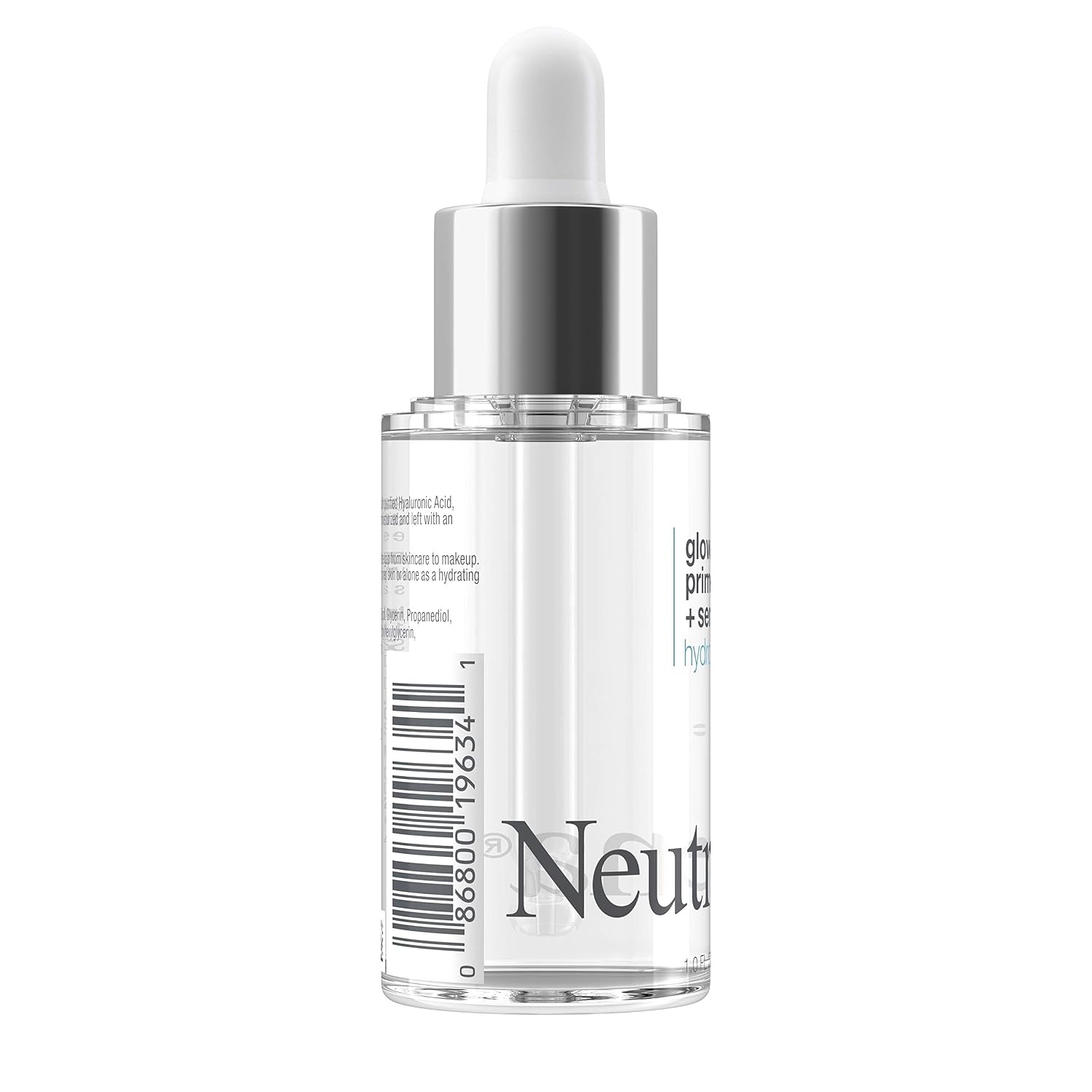 Neutrogena Hydro Boost Glow Booster Primer & Serum, Hydrating & Moisturizing Face Serum-to-Primer Hybrid, Infused with Purified Hyaluronic Acid & Designed to Instantly Hydrate, 1.0 fl. oz - Image 11