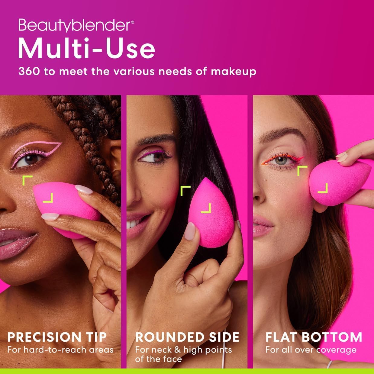 Beautyblender Original Pink Makeup Sponge | Super-Soft Blending Foam for Foundations, Powders and Creams | Reusable & Washable, Vegan & Cruelty-Free, Streak-Free Finish - Image 4