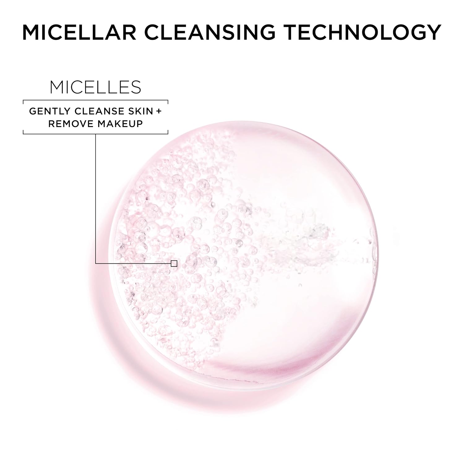 Garnier Micellar Cleansing Water, All-in-1 Makeup Remover and Facial Cleanser, For All Skin Types, 3.4 Fl Oz (100mL), 1 Count (Packaging May Vary) - Image 5